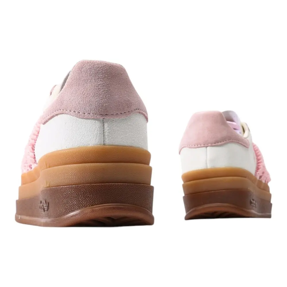 אדידס גאזל- ADIDAS GAZELLE BOLD SHOES White Pink – תמונה 4
