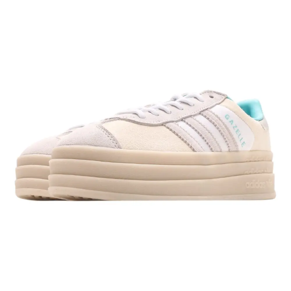 אדידס גאזל- ADIDAS GAZELLE BOLD SHOES Cream – תמונה 4