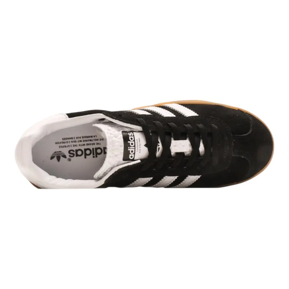 אדידס גאזל- ADIDAS GAZELLE BOLD SHOES Black White – תמונה 4