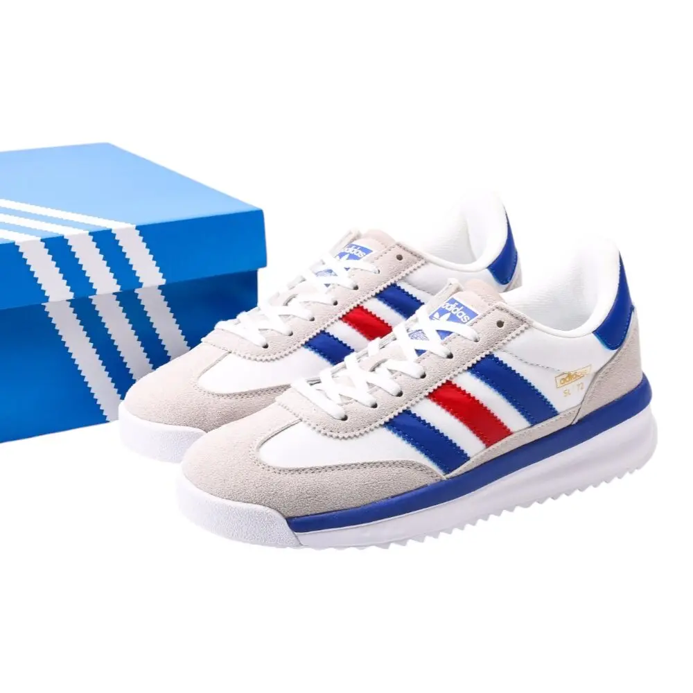 נעלי אדידס-Adidas SL 72 White Blue soft – תמונה 4