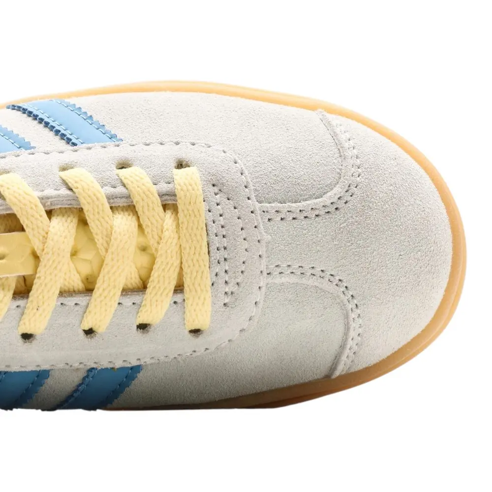 אדידס גאזל- ADIDAS GAZELLE BOLD SHOES Cream Blue – תמונה 7