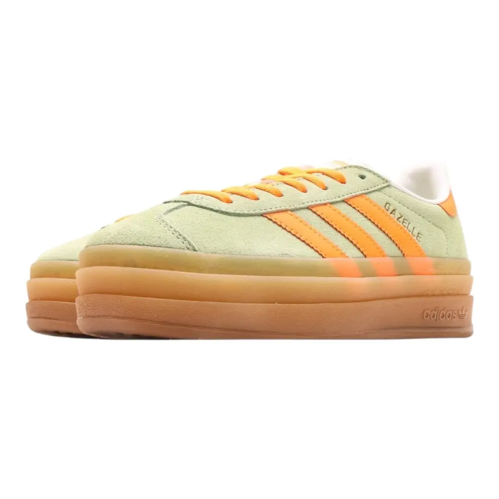 אדידס גאזל- ADIDAS GAZELLE BOLD SHOES Green ange – תמונה 2