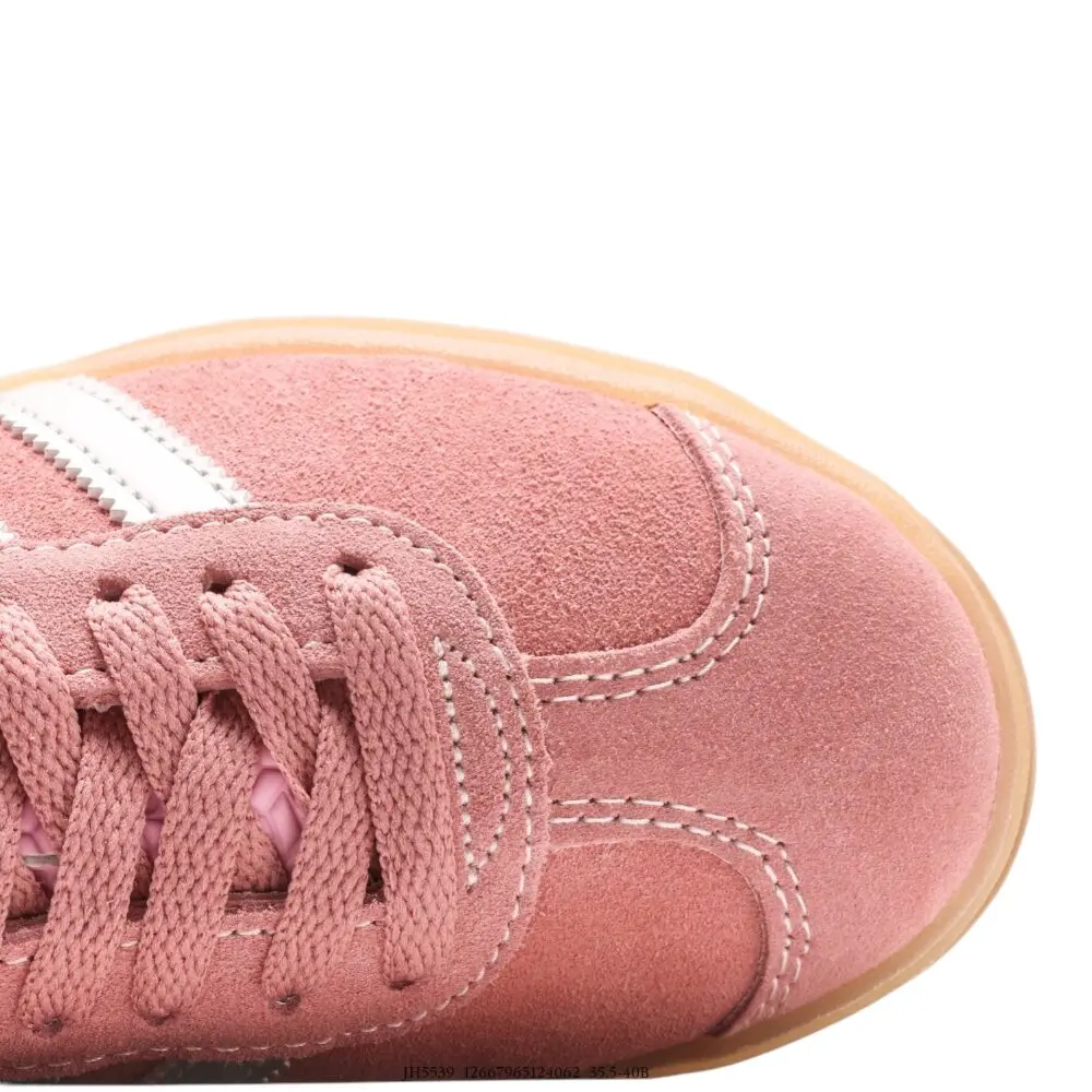 אדידס גאזל- ADIDAS GAZELLE BOLD SHOES Pink White – תמונה 7