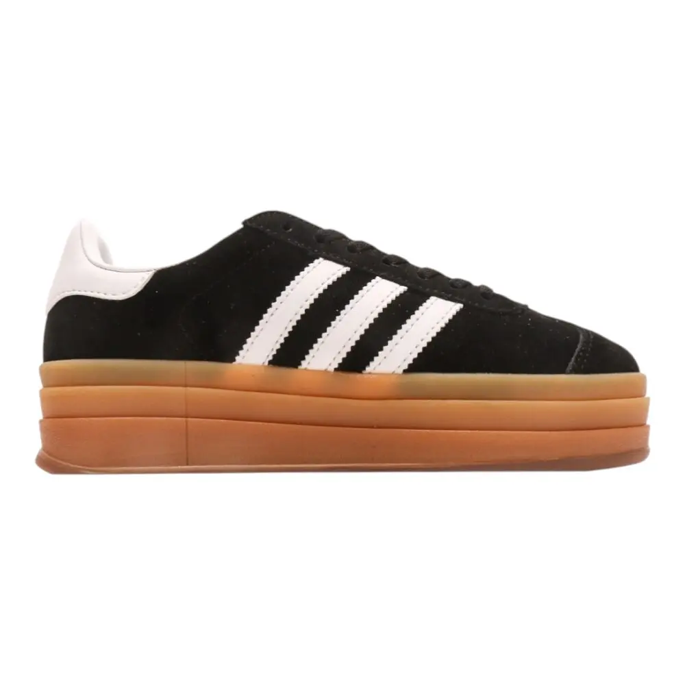 אדידס גאזל- ADIDAS GAZELLE BOLD SHOES Black White – תמונה 2