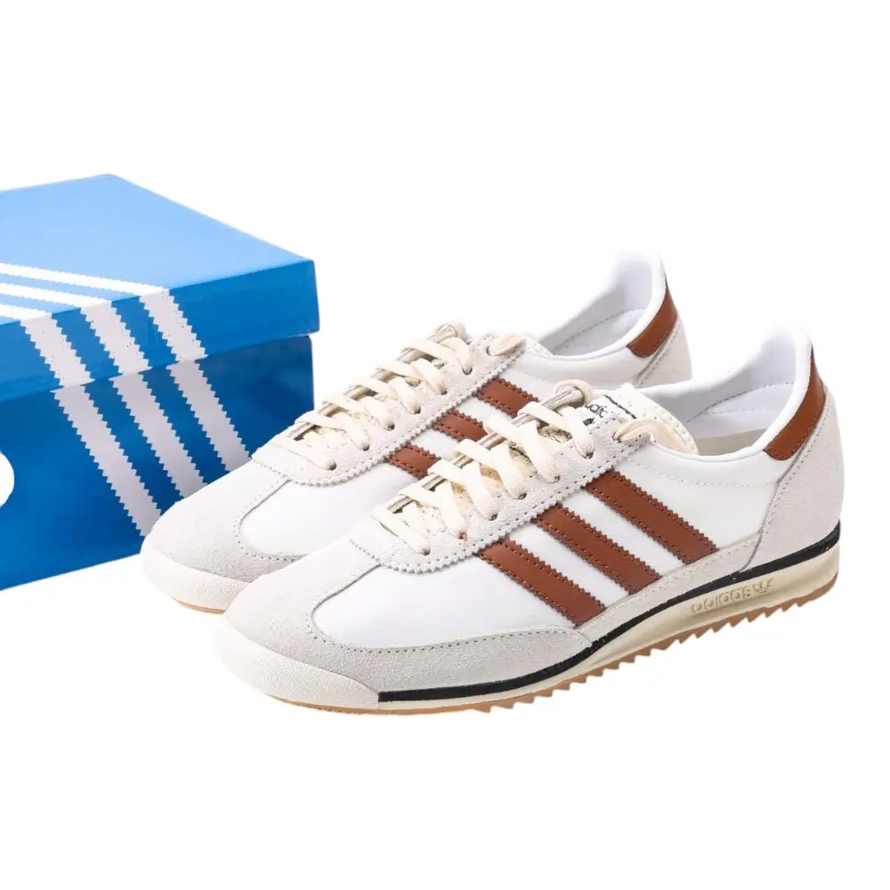 נעלי אדידס-Adidas SL 72 White Brown soft – תמונה 4