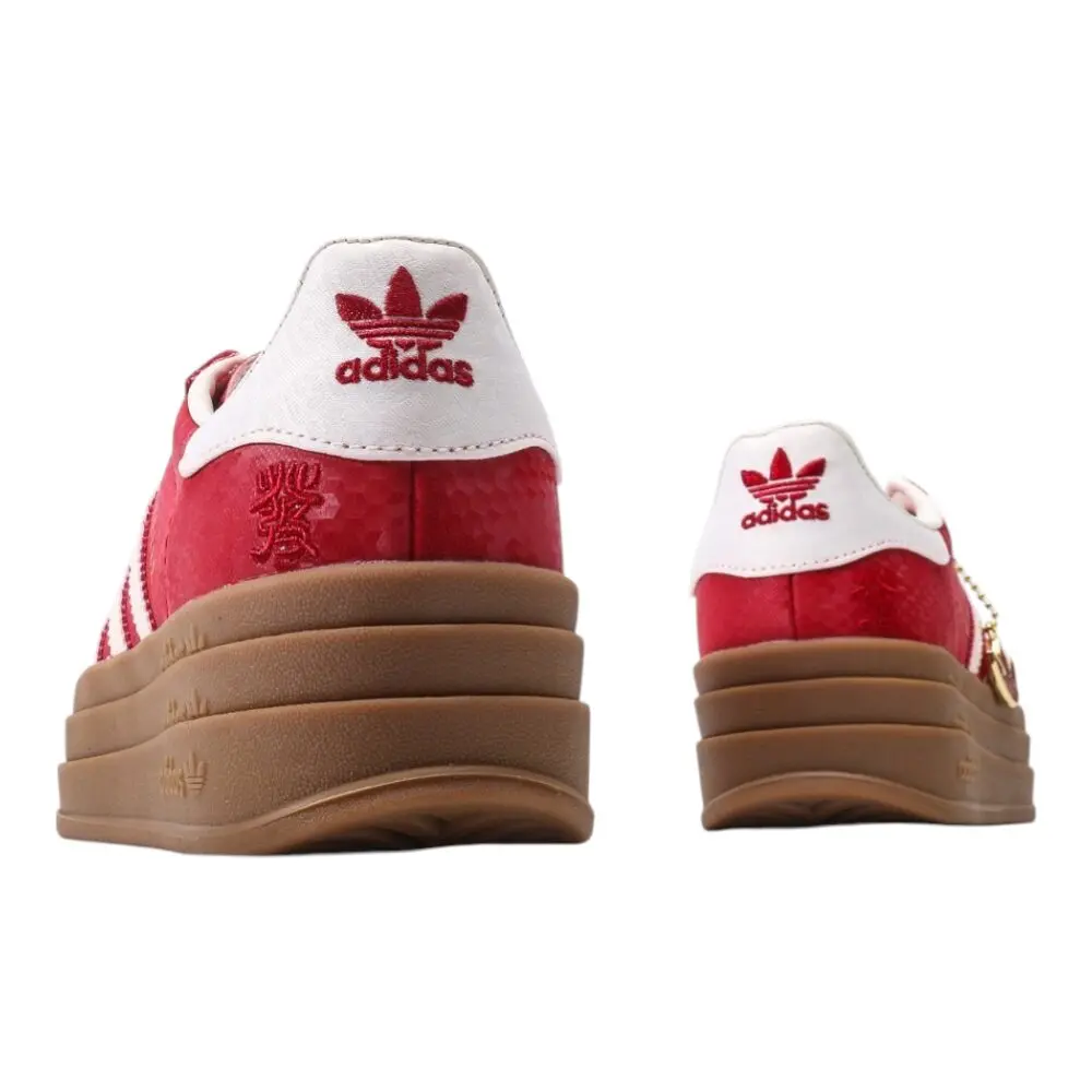 אדידס גאזל- ADIDAS GAZELLE BOLD SHOES Red – תמונה 5