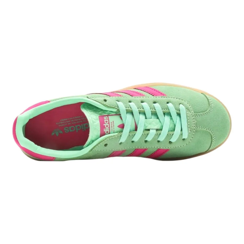 אדידס גאזל- ADIDAS GAZELLE BOLD SHOES Green Pink – תמונה 4