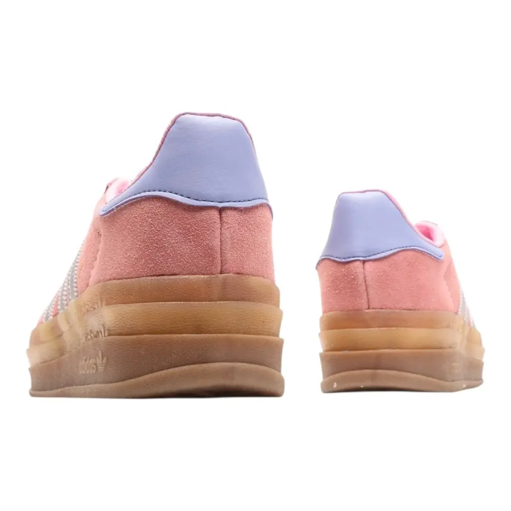 אדידס גאזל- ADIDAS GAZELLE BOLD SHOES Pink White – תמונה 6