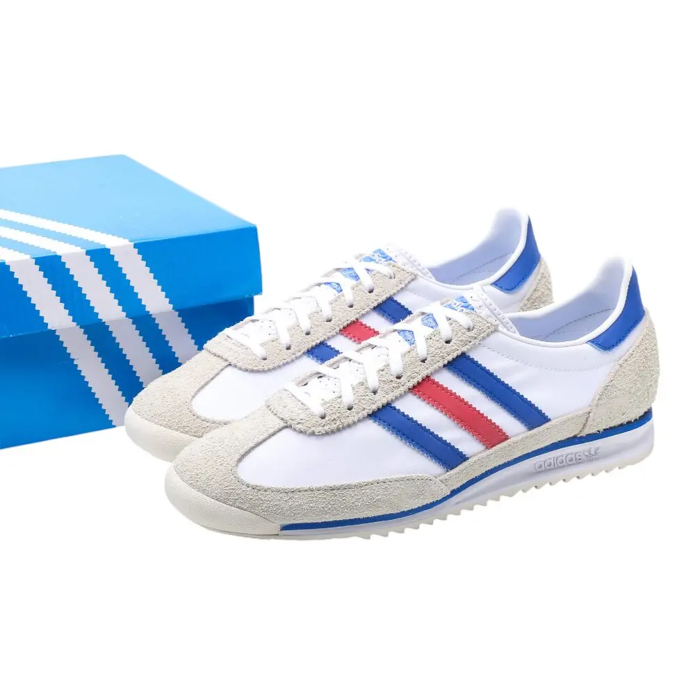 נעלי אדידס-Adidas SL 72 White Blue soft – תמונה 4