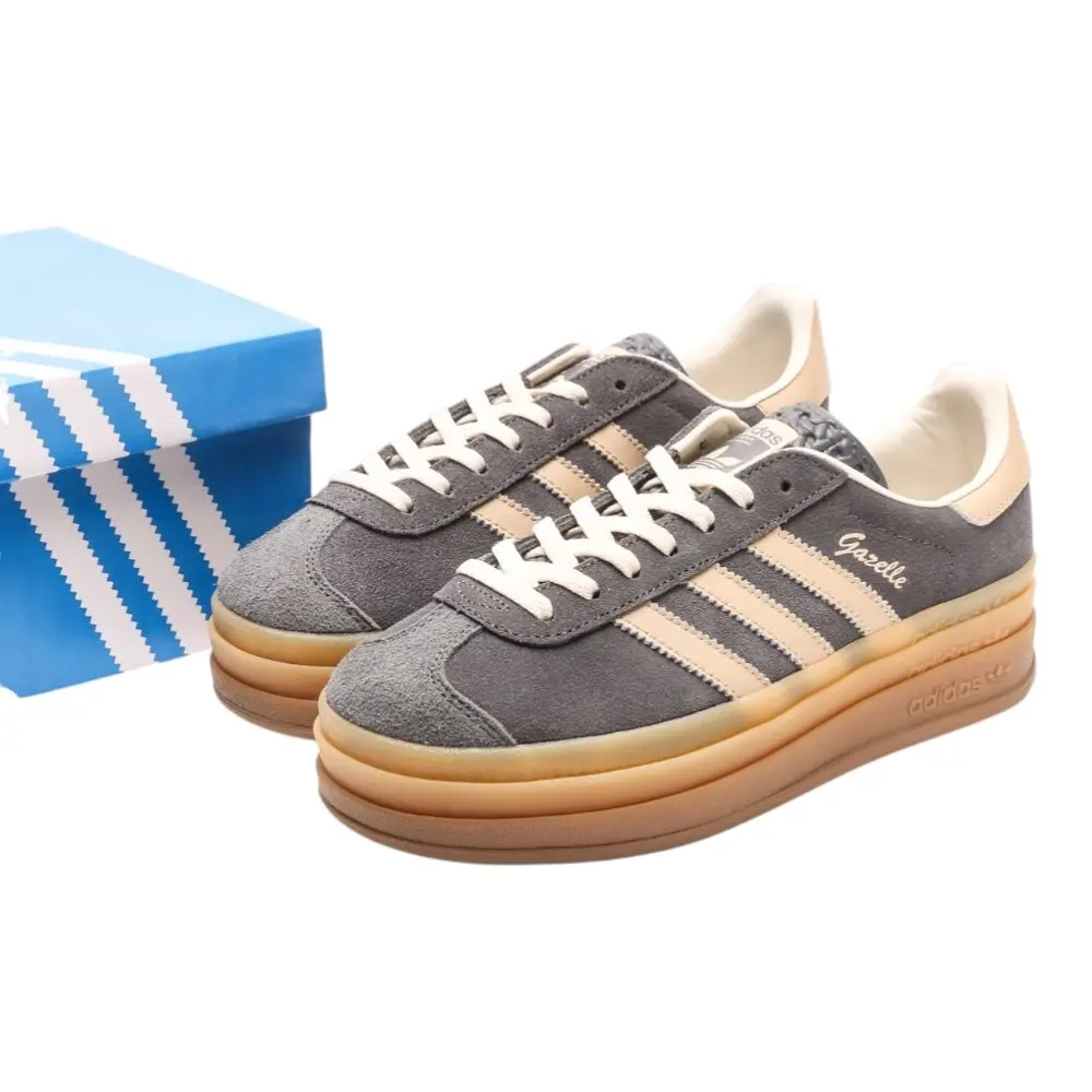 אדידס גאזל- ADIDAS GAZELLE BOLD SHOES Gray – תמונה 9