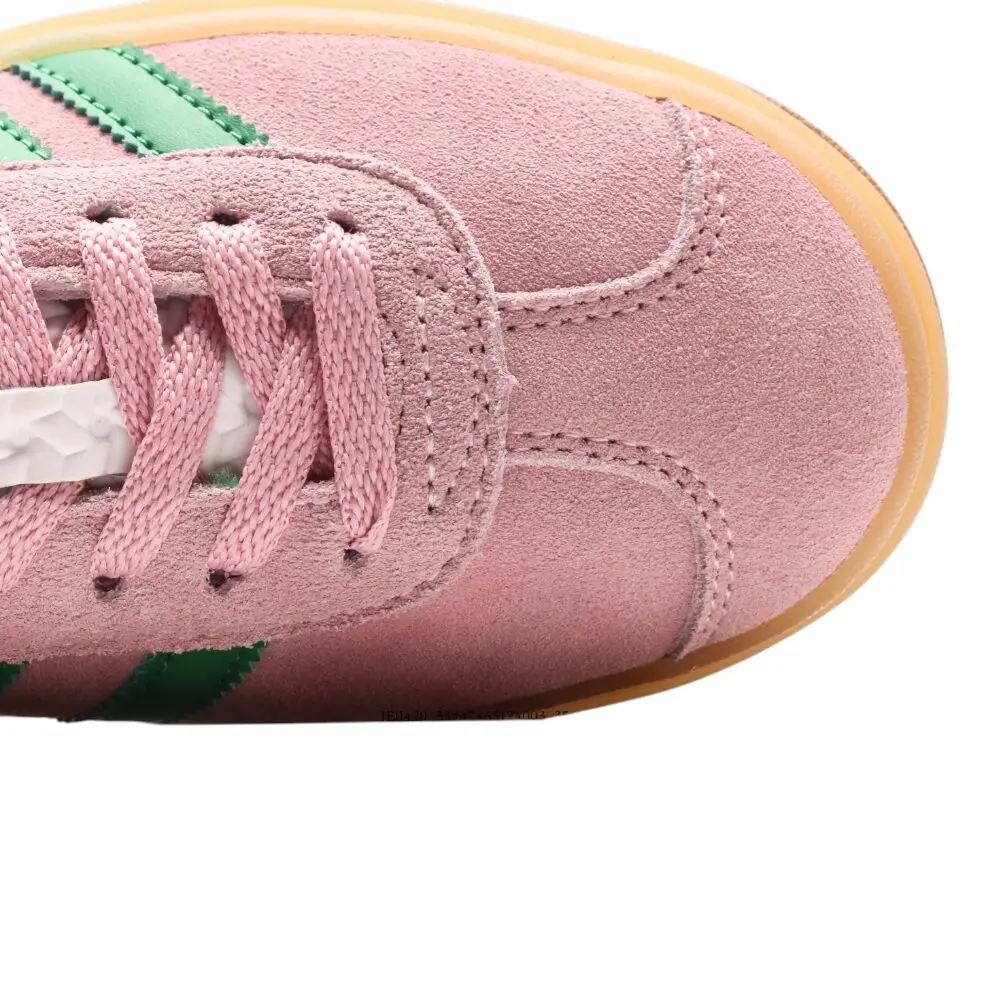 אדידס גאזל- ADIDAS GAZELLE BOLD SHOES Pink Green – תמונה 8