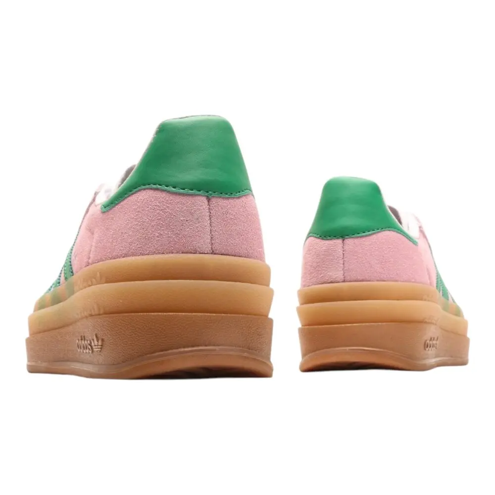 אדידס גאזל- ADIDAS GAZELLE BOLD SHOES Pink Green – תמונה 5