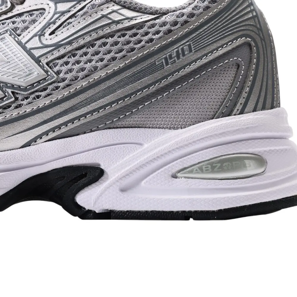 ניו באלאנס-New Balance 740 Gray Silver mix soft – תמונה 8