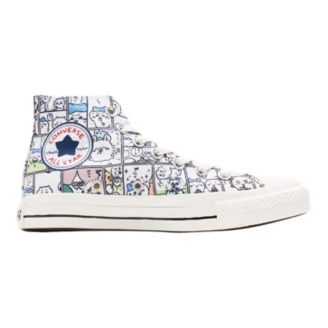 נעלי קונברס-Converse CAT WHITE MULTICOLOR