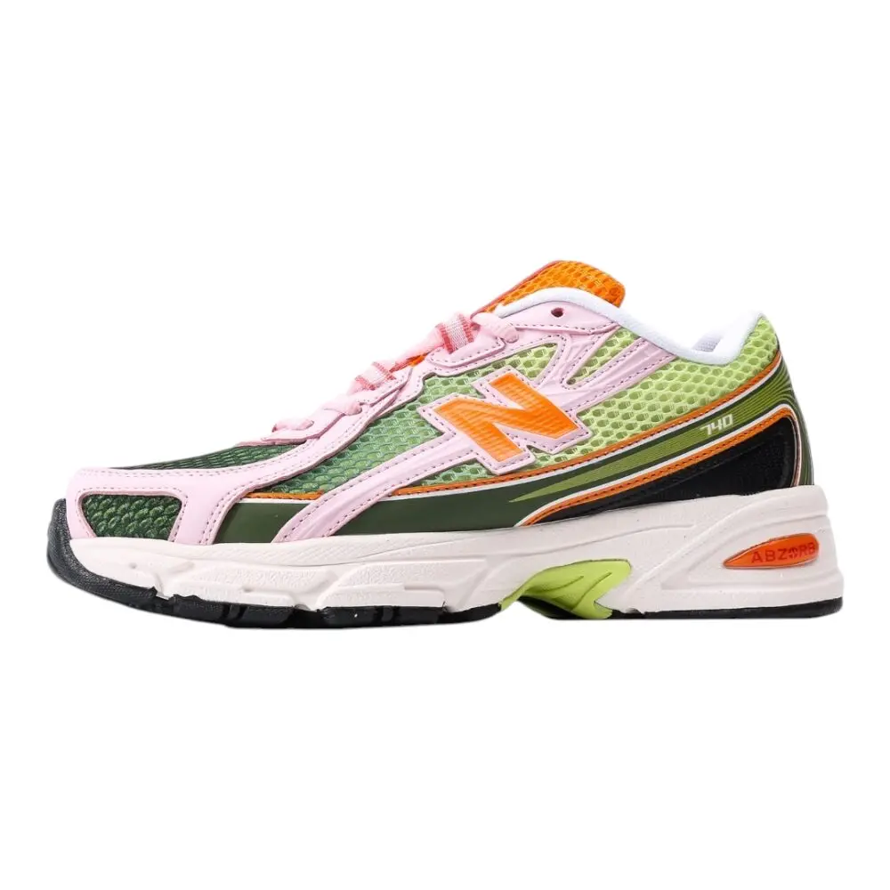 ניו באלאנס-New Balance 740 Green Pink mix soft