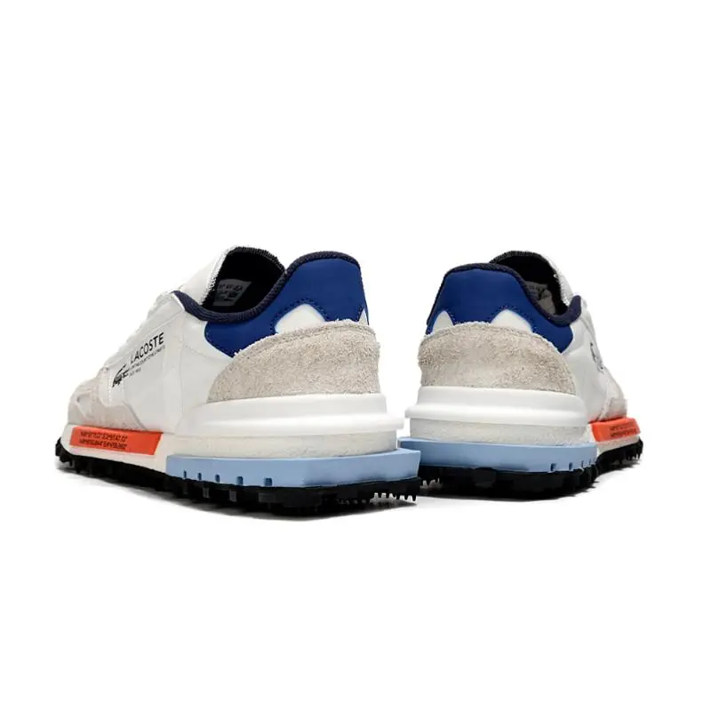 נעלי לקוסט-LACOSTE SHOES GRAY WHITE – תמונה 4
