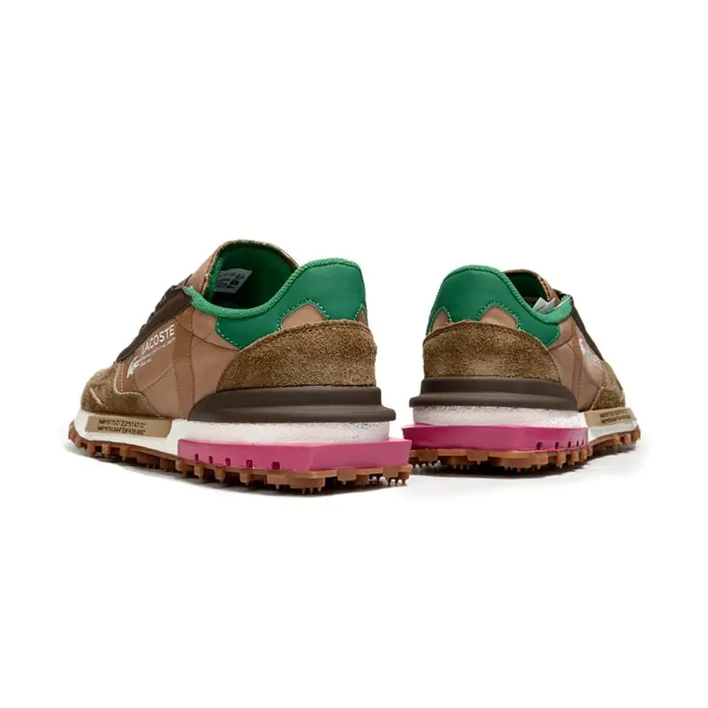 נעלי לקוסט-LACOSTE SHOES GREEN CHOCOLATE – תמונה 3
