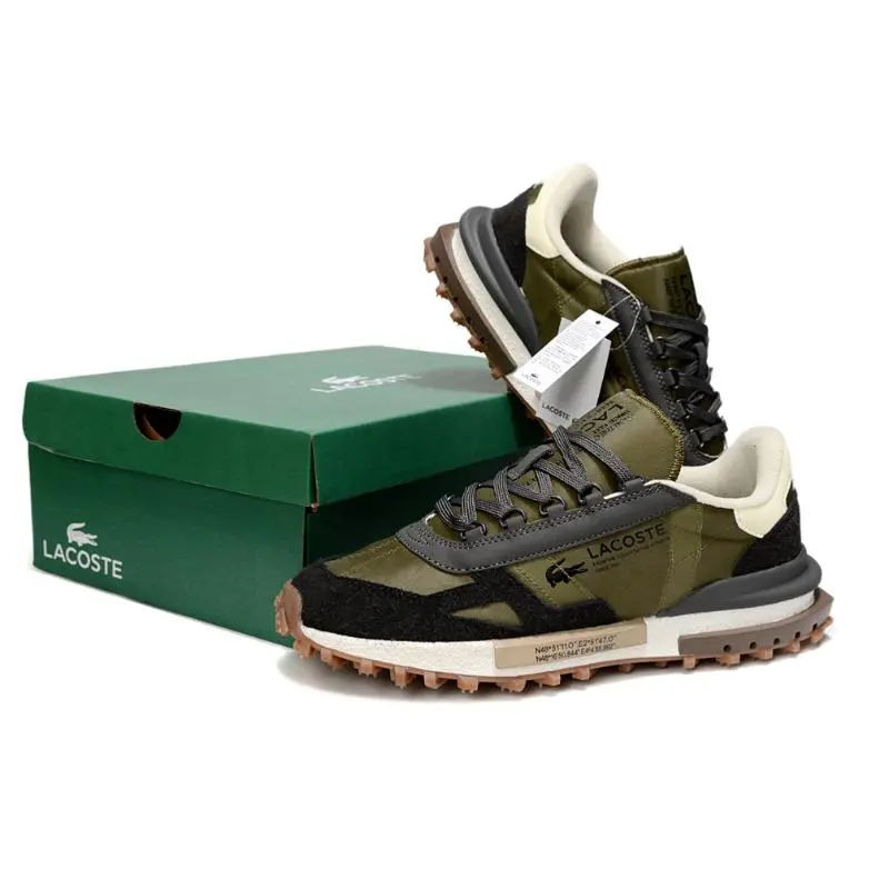 נעלי לקוסט-LACOSTE SHOES ARMY GREEN – תמונה 6