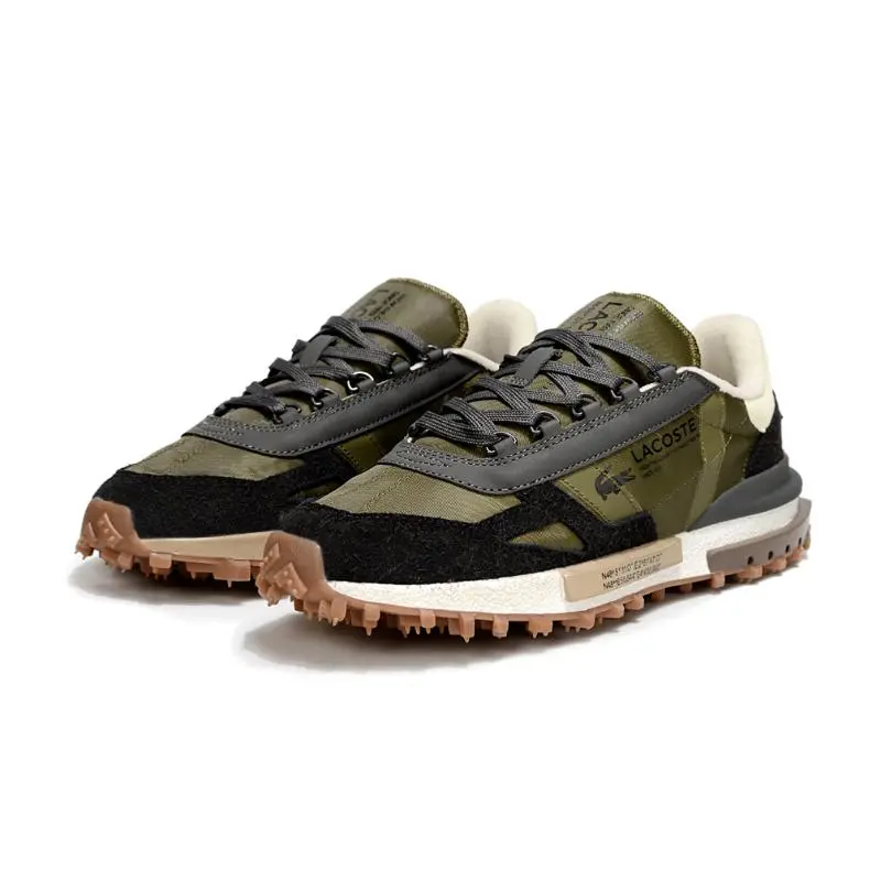 נעלי לקוסט-LACOSTE SHOES ARMY GREEN – תמונה 3