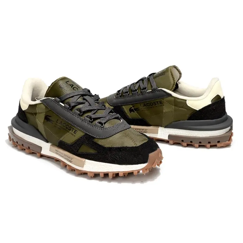 נעלי לקוסט-LACOSTE SHOES ARMY GREEN – תמונה 5