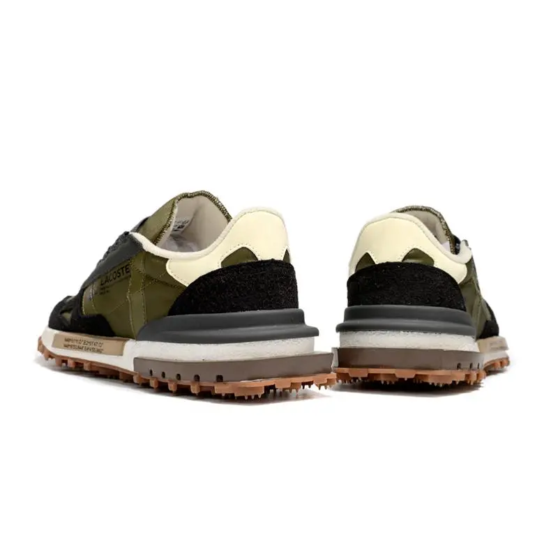נעלי לקוסט-LACOSTE SHOES ARMY GREEN – תמונה 4