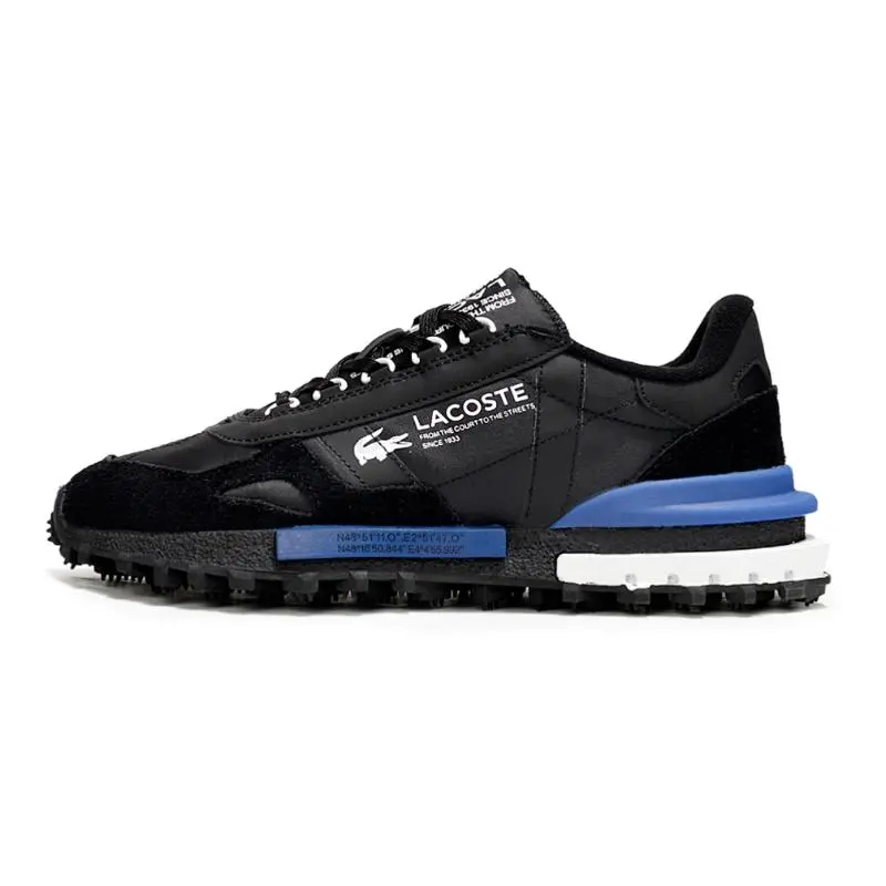 נעלי לקוסט-LACOSTE SHOES BLUE BLACK – תמונה 2