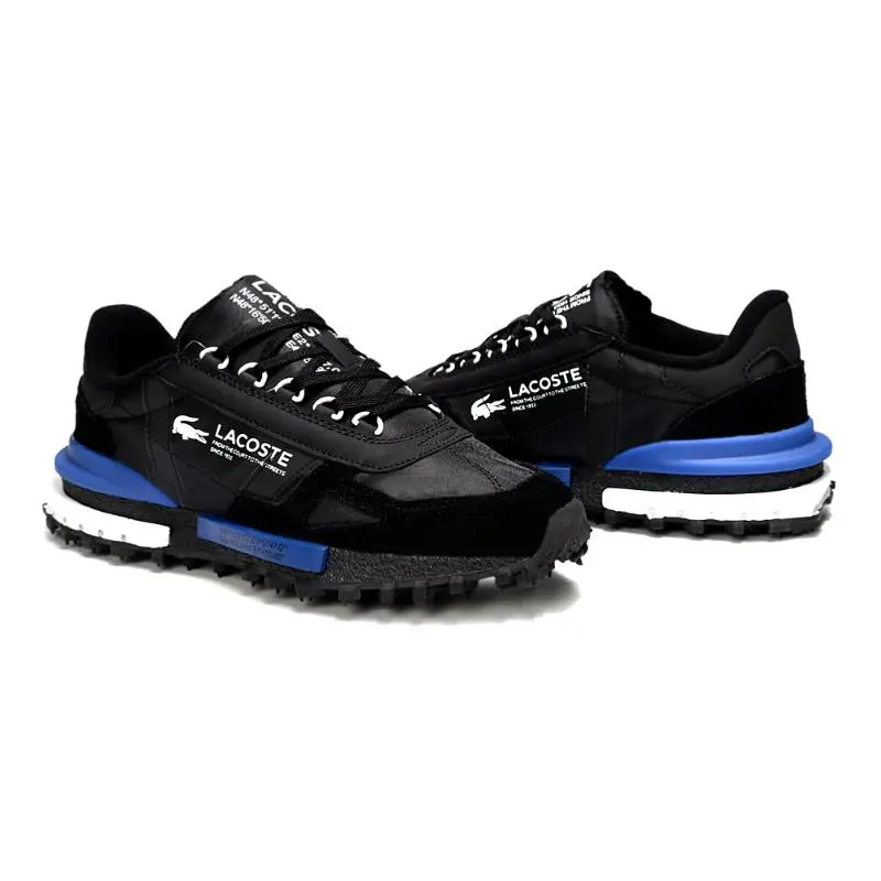 נעלי לקוסט-LACOSTE SHOES BLUE BLACK – תמונה 4