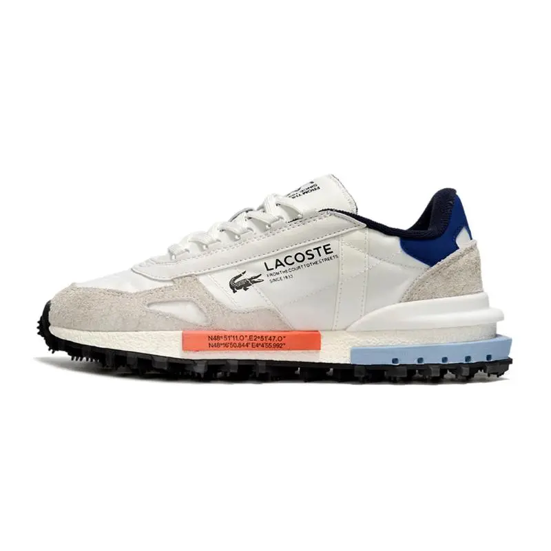 נעלי לקוסט-LACOSTE SHOES GRAY WHITE – תמונה 2