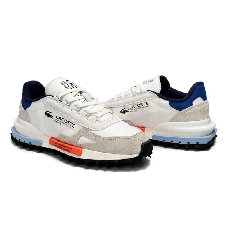 נעלי לקוסט-LACOSTE SHOES GRAY WHITE – תמונה 5