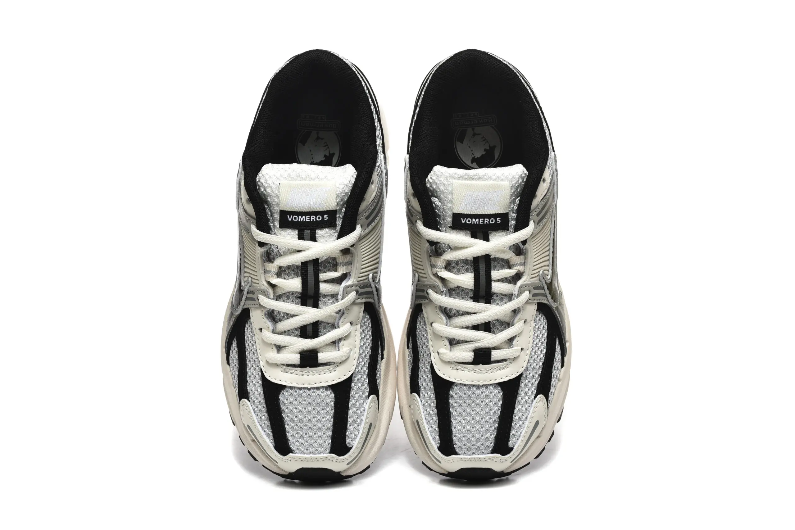 נעלי נייק-Nike Air Zoom Vomero 5 BLACK WHITE – תמונה 2