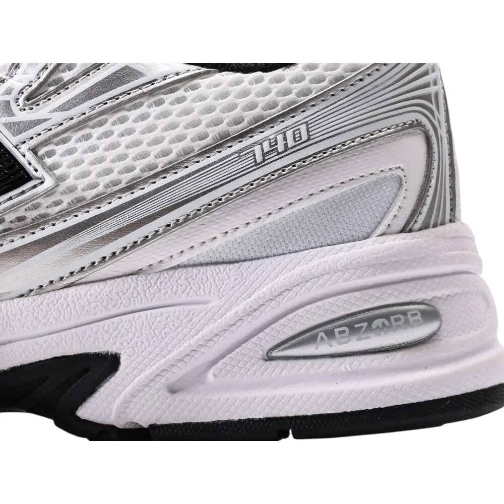 ניו באלאנס-New Balance 740 White Black mix soft – תמונה 7