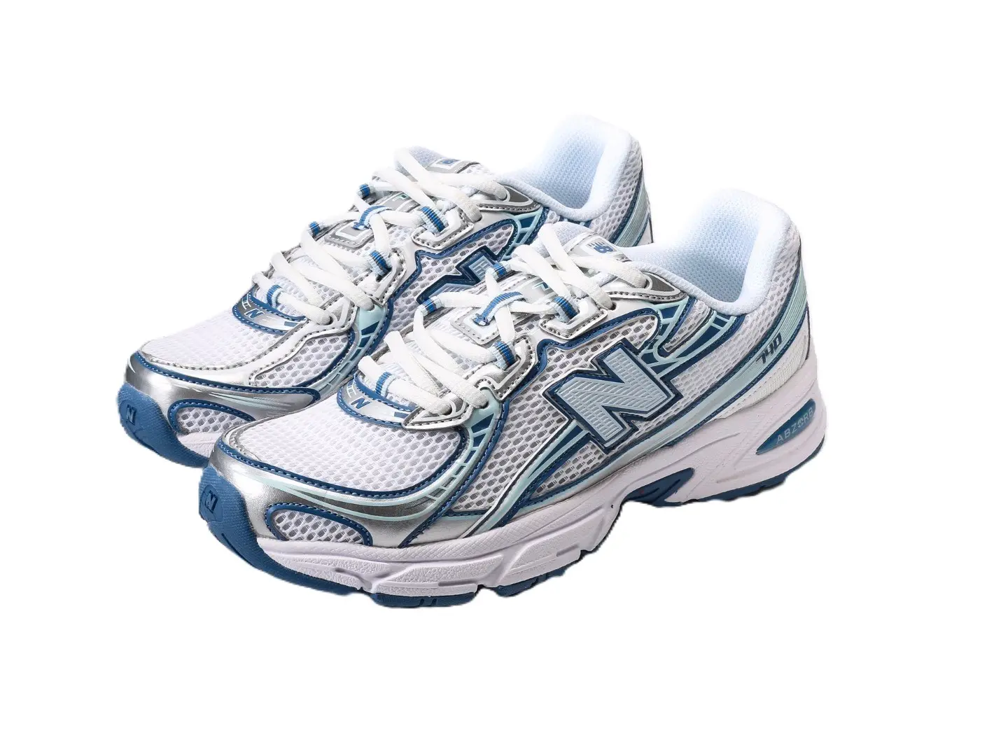 ניו באלאנס-New Balance 740 White Blue mix soft – תמונה 5