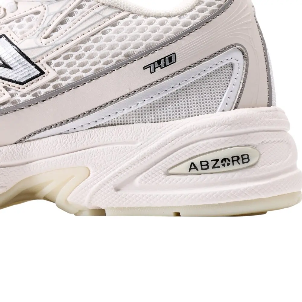 ניו באלאנס-New Balance 740 Off White Gray mix soft – תמונה 9