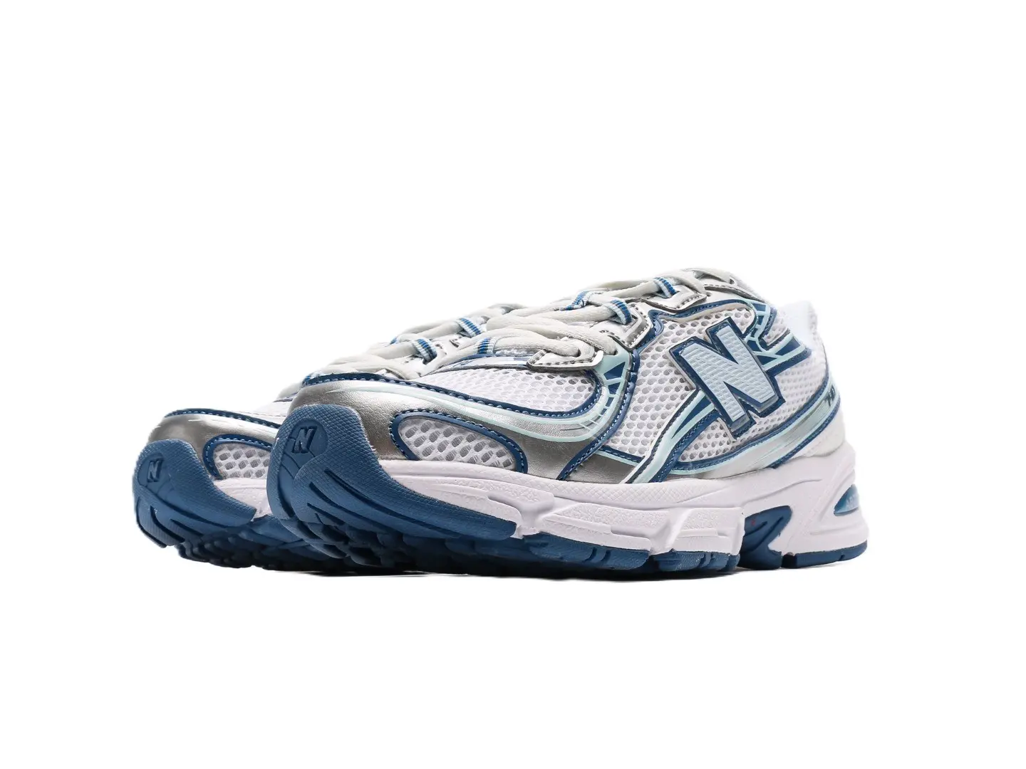 ניו באלאנס-New Balance 740 White Blue mix soft – תמונה 4