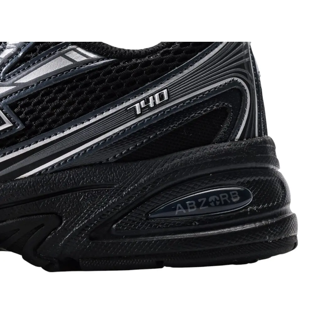 ניו באלאנס-New Balance 740 Black Gray mix soft – תמונה 5