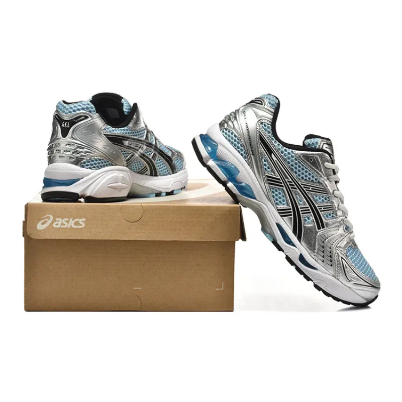 נעלי אסיקס - ASICS Novablast 4 SILVER BLUE MIX – תמונה 4