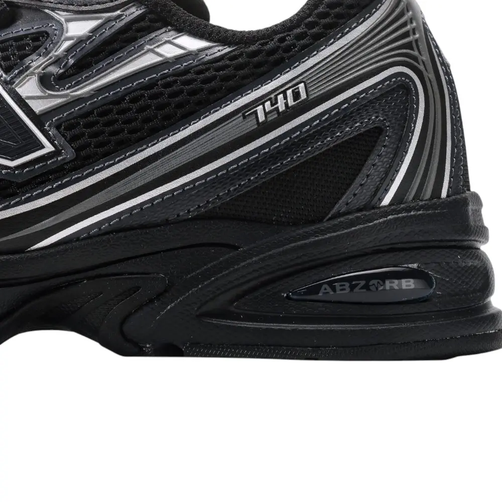 ניו באלאנס-New Balance 740 Black Gray mix soft – תמונה 8