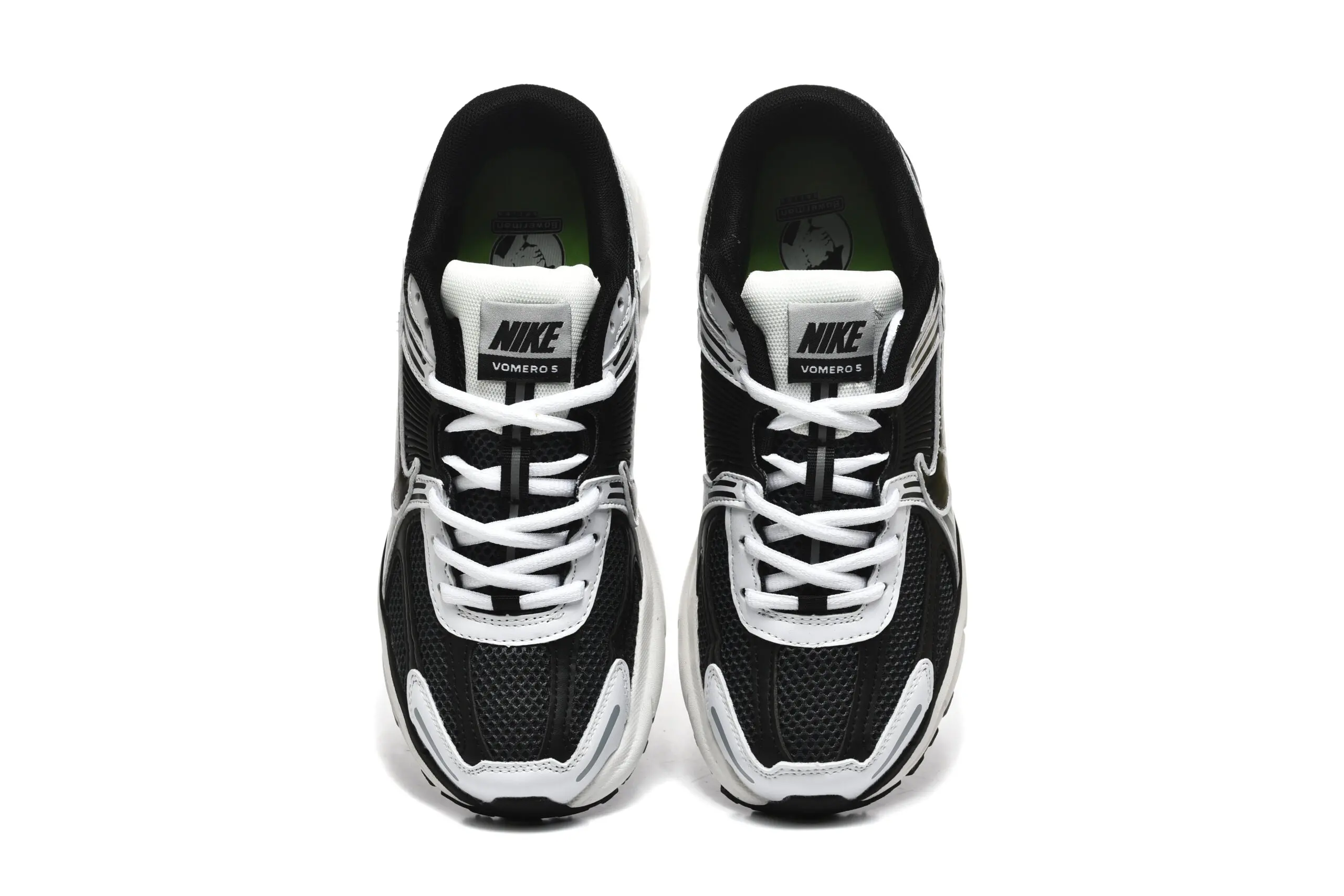 נעלי נייק-Nike Air Zoom Vomero 5 BLACK SILVER – תמונה 2