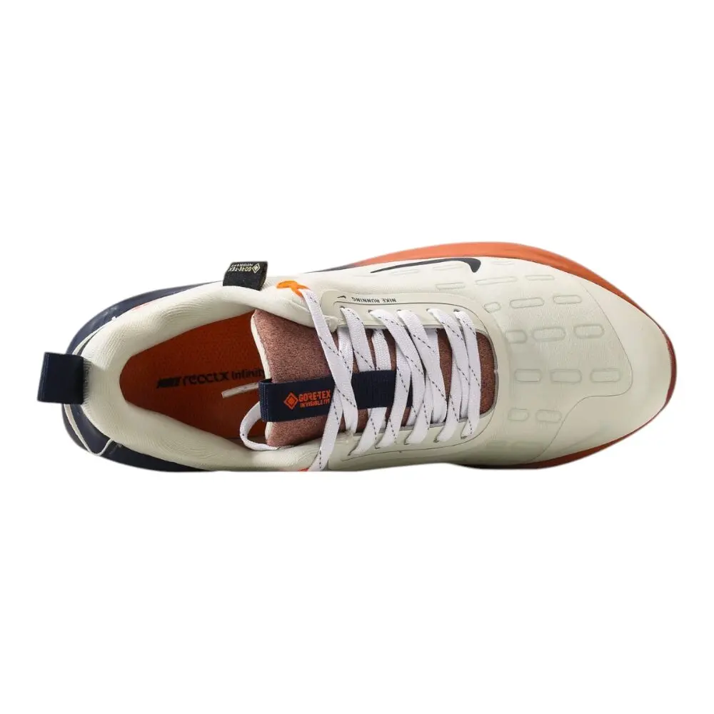 נעלי נייק- Nike Infinity RN 4 GORE-TEX Off White ange Run – תמונה 5
