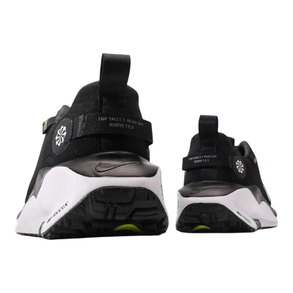 נעלי נייק- Nike Infinity RN 4 GORE-TEX Black White Run – תמונה 4