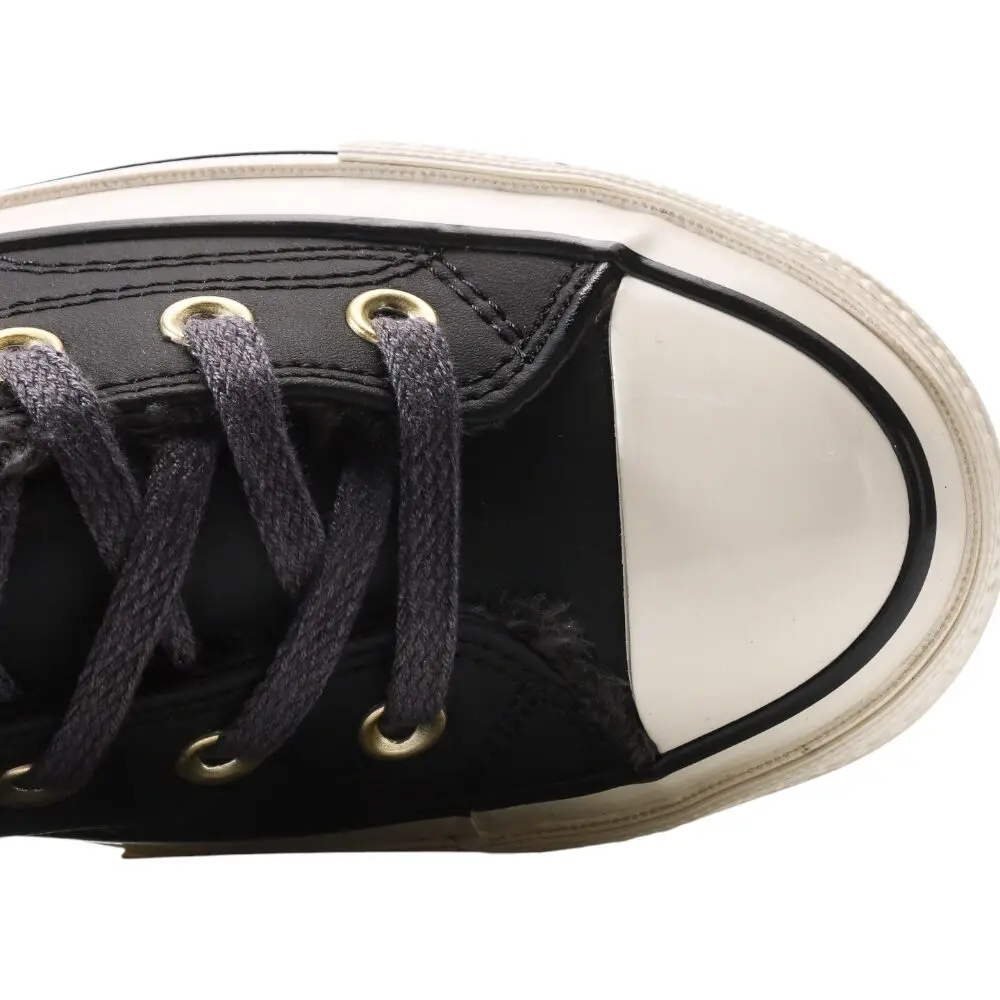 נעלי קונברס-Converse CAT BLACK WHITE – תמונה 7