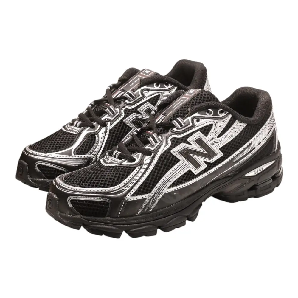 ניו באלאנס-New Balance 740 Black White mix soft – תמונה 6