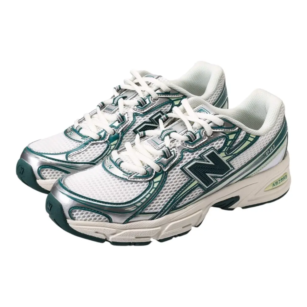 ניו באלאנס-New Balance 740 White Green mix soft – תמונה 5