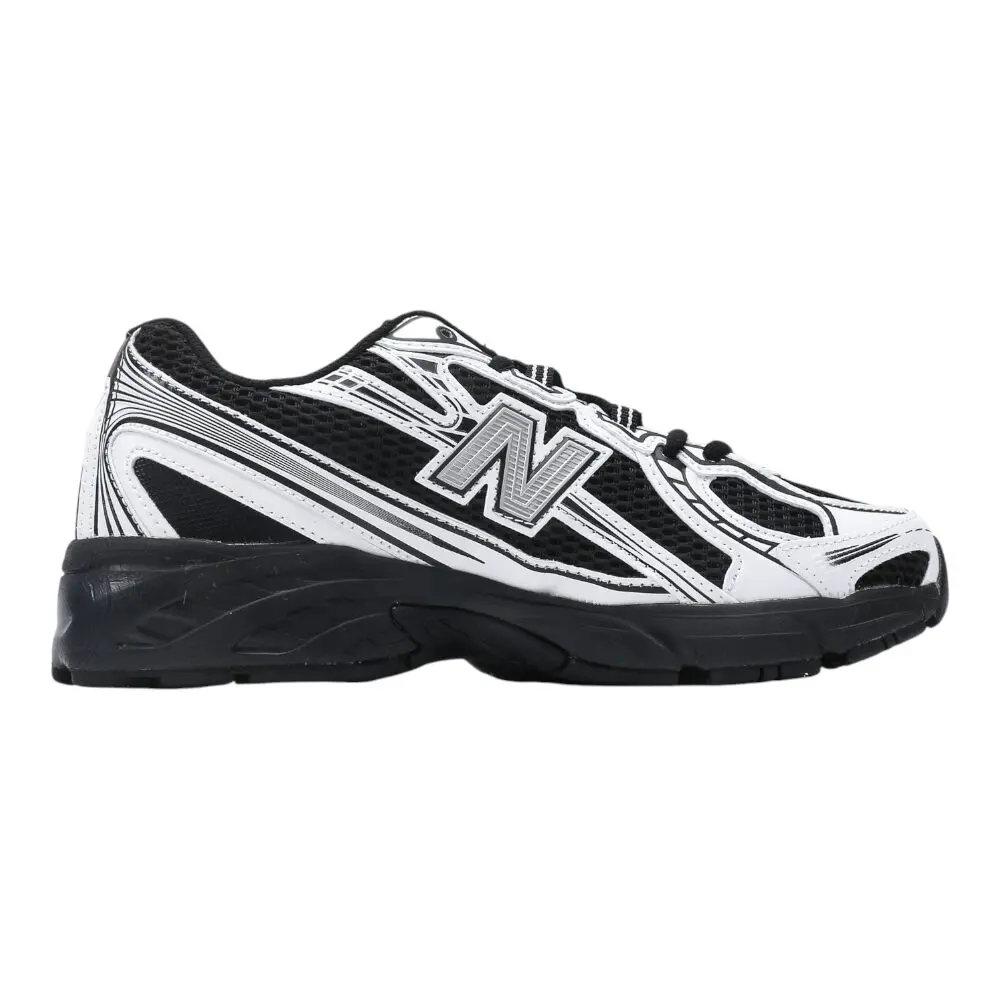 ניו באלאנס-New Balance 740 Black White Gray mix soft – תמונה 2