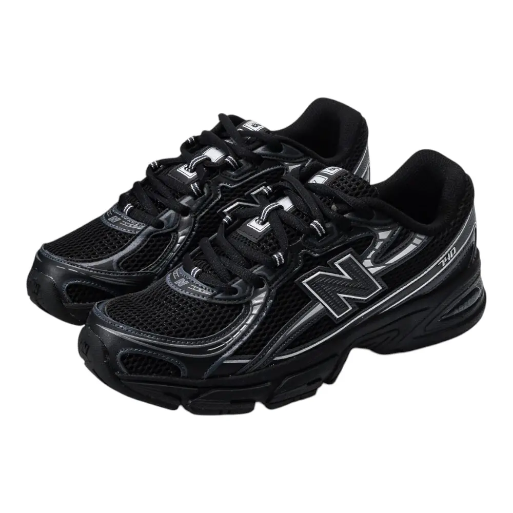 ניו באלאנס-New Balance 740 Black Gray mix soft – תמונה 3