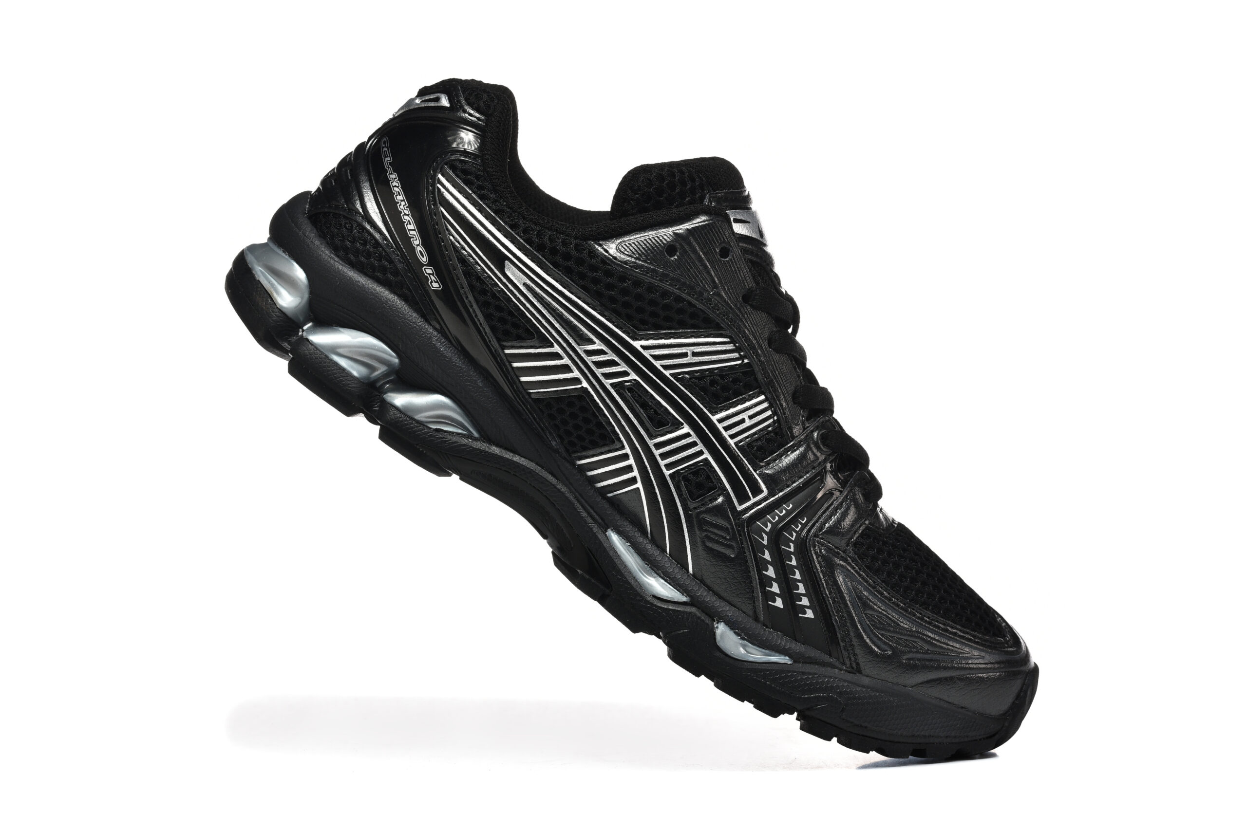נעלי אסיקס - ASICS Novablast 4 BLACK WHITE MIX – תמונה 4