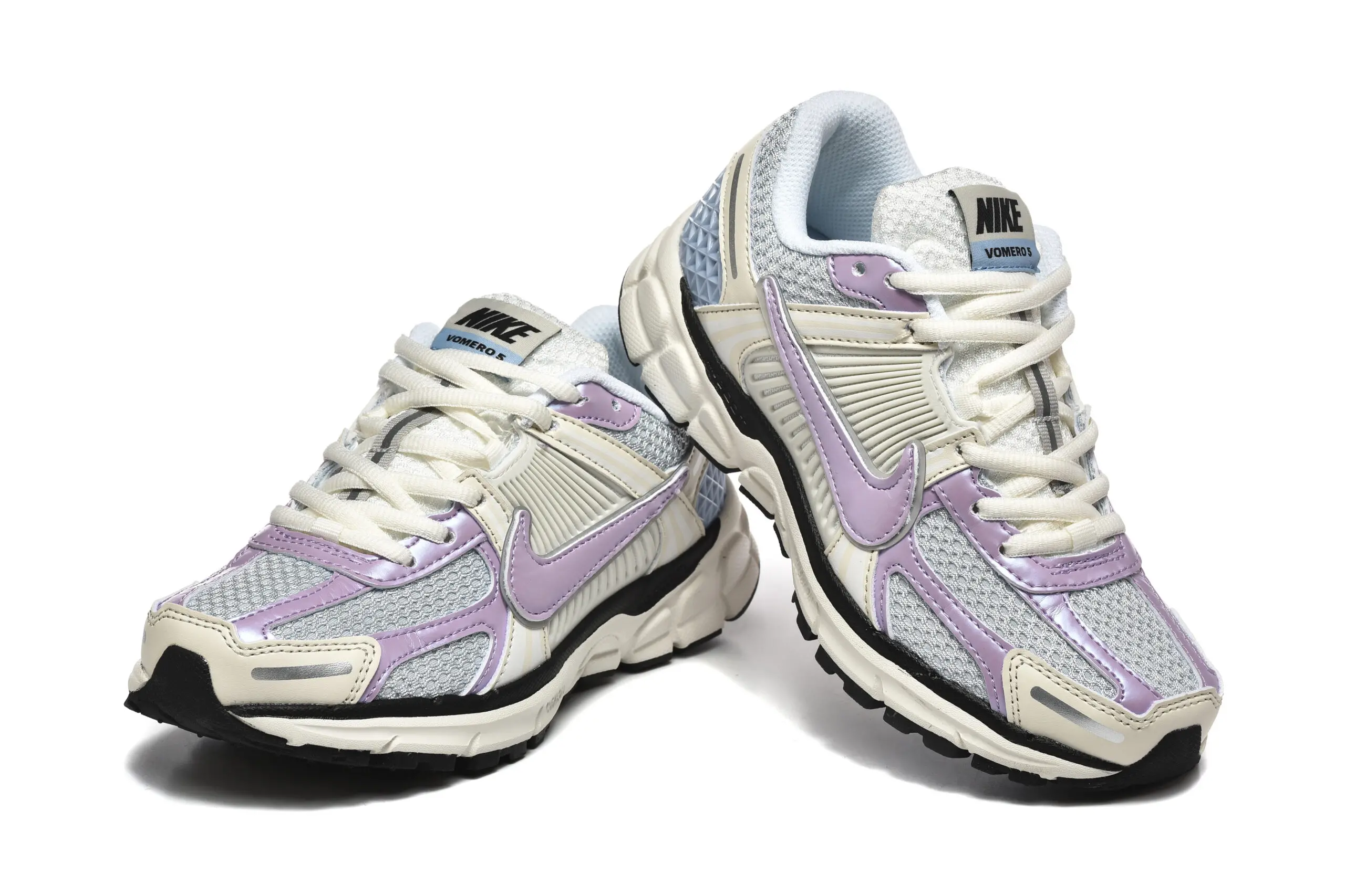 נעלי נייק-Nike Air Zoom Vomero 5 SILVER PURPLE – תמונה 3