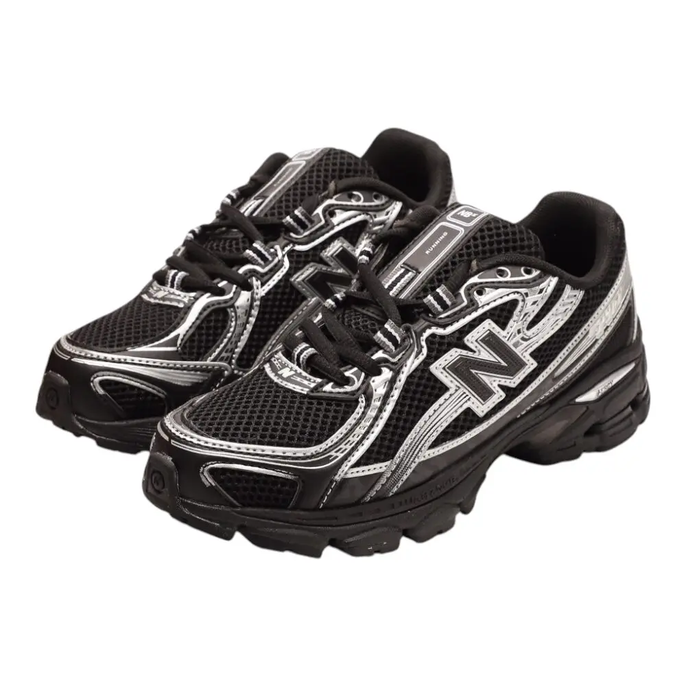 ניו באלאנס-New Balance 740 Black Gray mix soft – תמונה 3