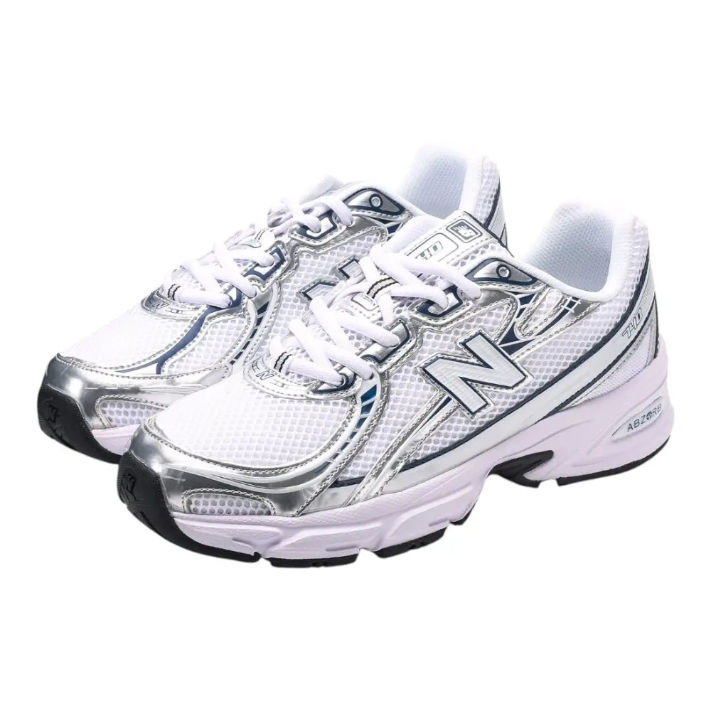 ניו באלאנס-New Balance 740 White Silver mix soft – תמונה 3