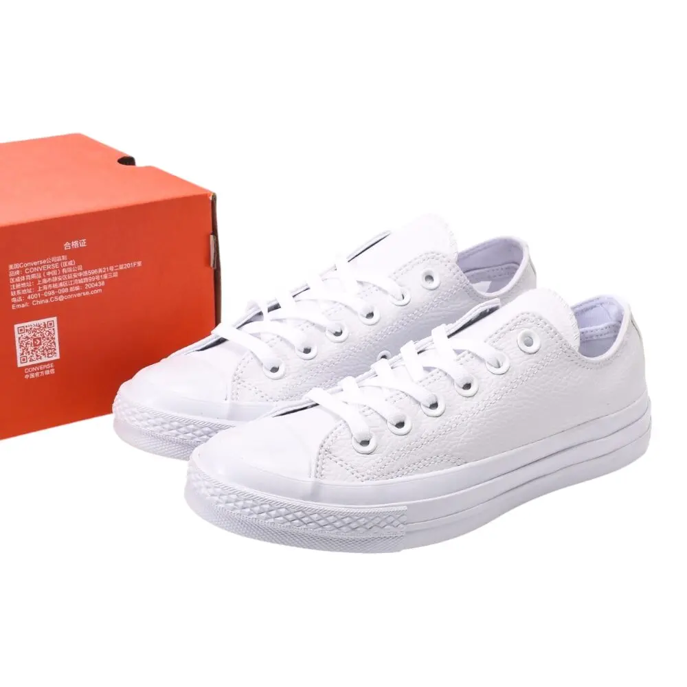 נעלי קונברס-Converse CAT WHITE – תמונה 2